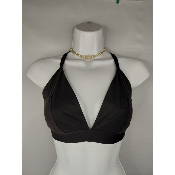 Black Auden Unlined Bralette With Adjustable Straps - Picture 1 of 6